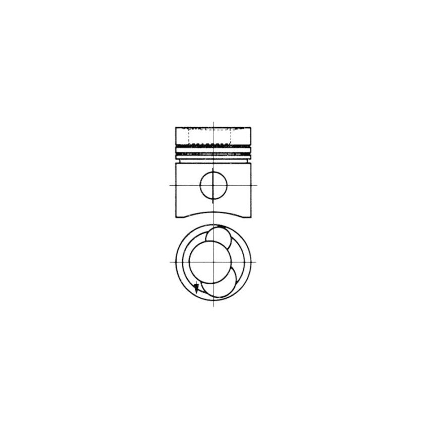 TŁOK KOLBENSCHMIDT 93508610 0.50 TŁ KPL MERC 8725cc D OM360 69-77