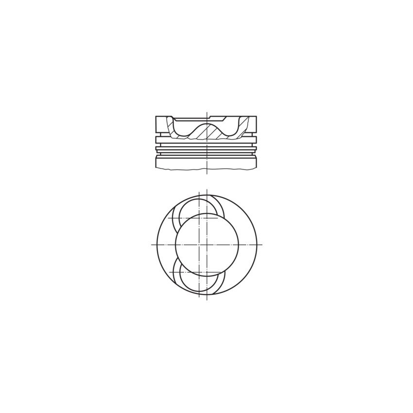 TŁOK MAHLE 5924400 STD RVI MIDR06 93-