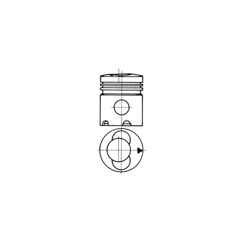 TŁOK KOLBENSCHMIDT 92815610 0.50 DEUTZ F2/6L 912D 3pier
