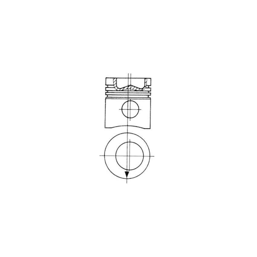 TŁOK KOLBENSCHMIDT 93445700 STD IHC DT402 Z p78-