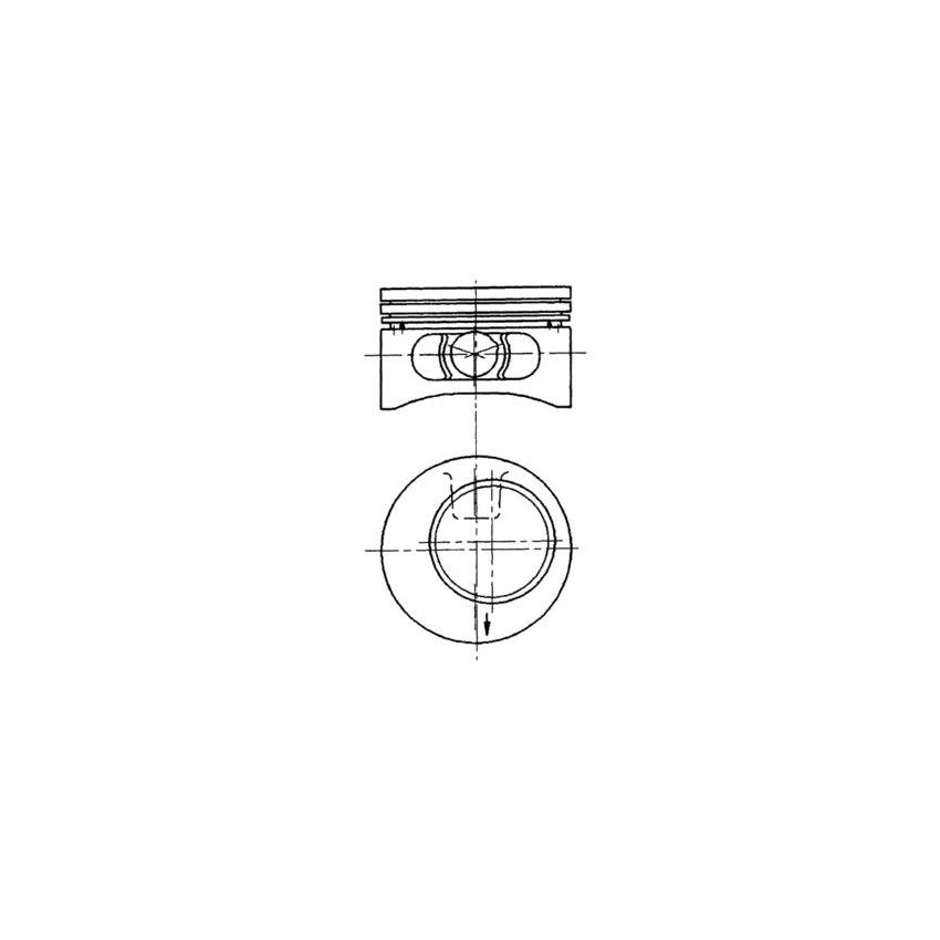 TŁOK KOLBENSCHMIDT 92123620 1.00 OPEL 2.0 C20NE 86-98