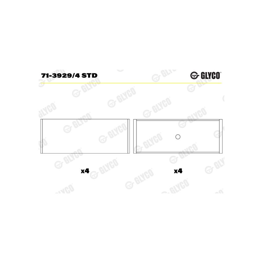PANEWKI KORBOWODOWE GLYCO 7139294 STD VW 1.6-2.0  98- 