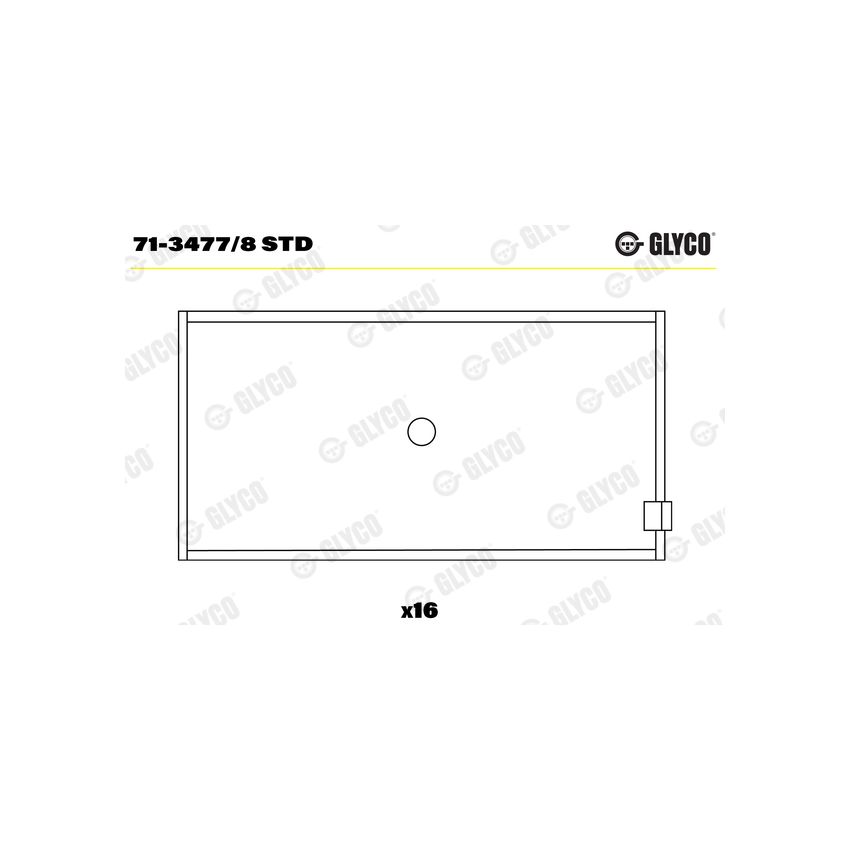PANEWKI KORBOWODOWE GLYCO 7134778 STD MERCEDES V8 4.2-5.0 91-98 