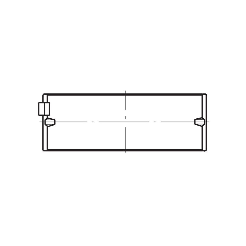 PANEWKI GŁÓWNE MAHLE 001HL10267050 0.50 MERCEDES OM401 WZMOCNIONE 
