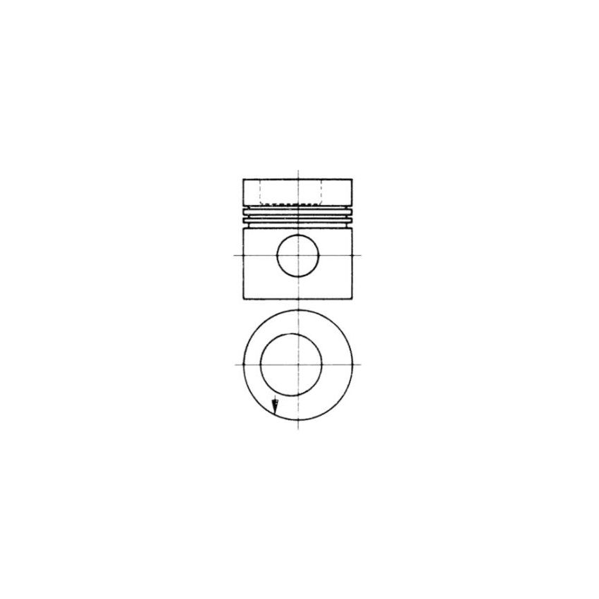 TŁOK KOLBENSCHMIDT 93750600 STD MERCEDES 5.7TD OM352 82-