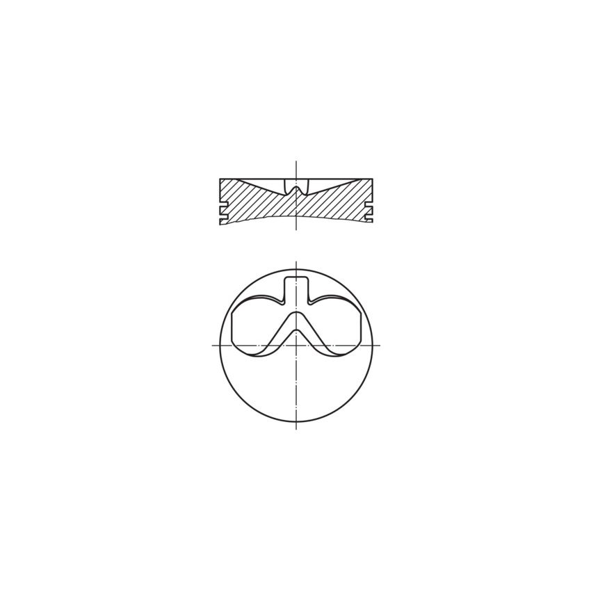 TŁOK MAHLE 1017301 0.50 DEUTZ BF6L413FW 76-