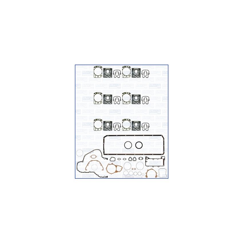 KOMPLET USZCZELEK SILNIKA AJUSA 50196300 MERCEDES OM407 73-