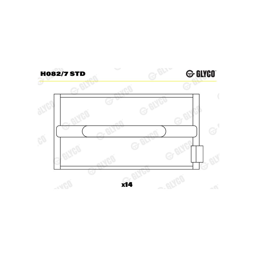 PANEWKI GŁÓWNE GLYCO H0827 STD MAN D0836  90- 