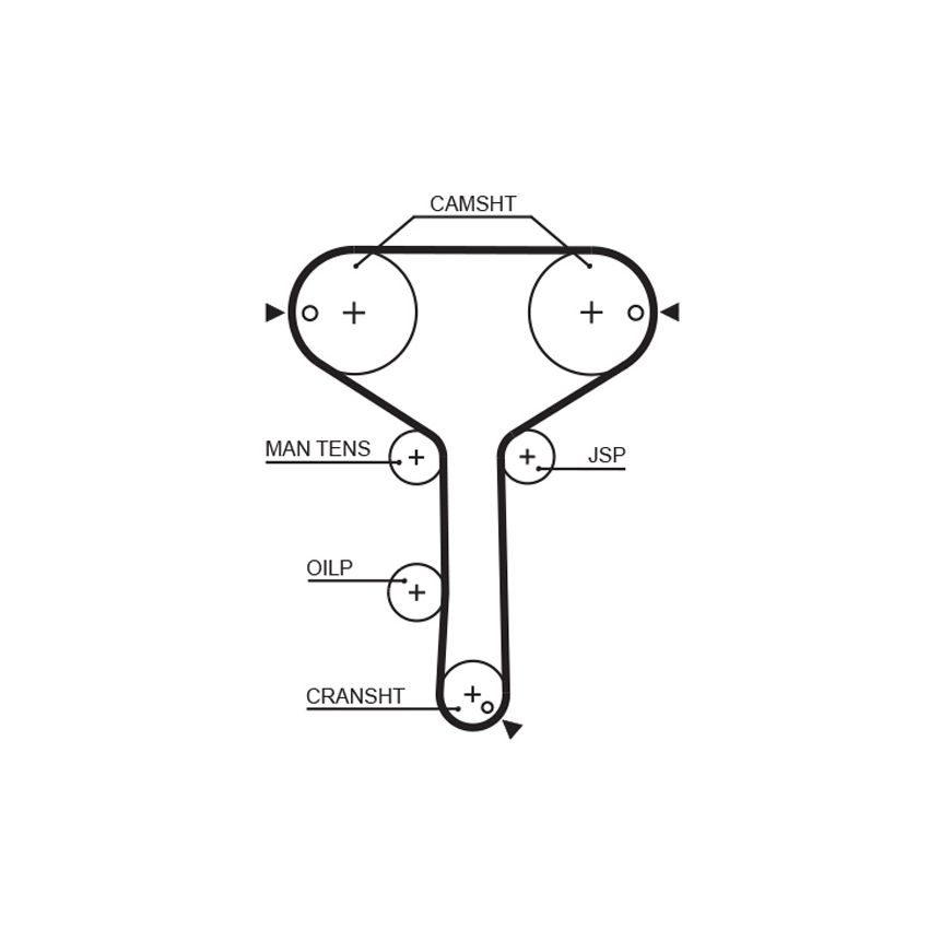 PASEK ROZRZĄDU GATES 5259XS DAIHATSU 1.0 87-
