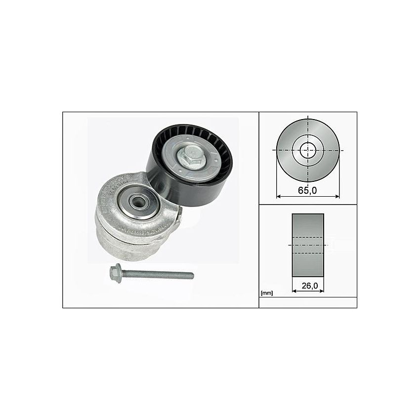 NAPINACZ PASKA INA 534010120 FIAT 1.6D 1.9JTD 99-