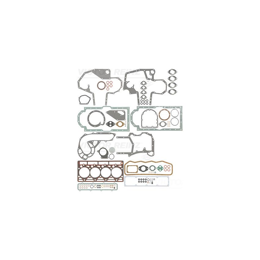 KOMPLET USZCZELEK SILNIKA VICTOR REINZ 01-25800-01 IHC D206
