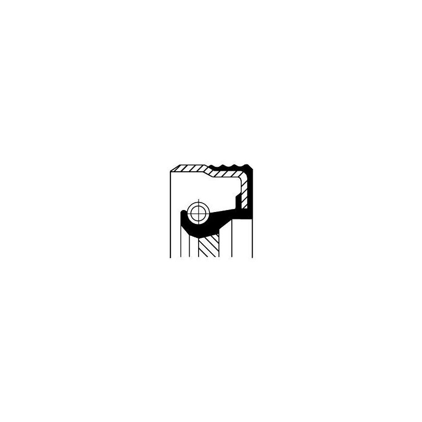 USZCZELNIACZ WAŁKA SIMMERING CORTECO 12015548B OPEL 1.6-2.0 85-