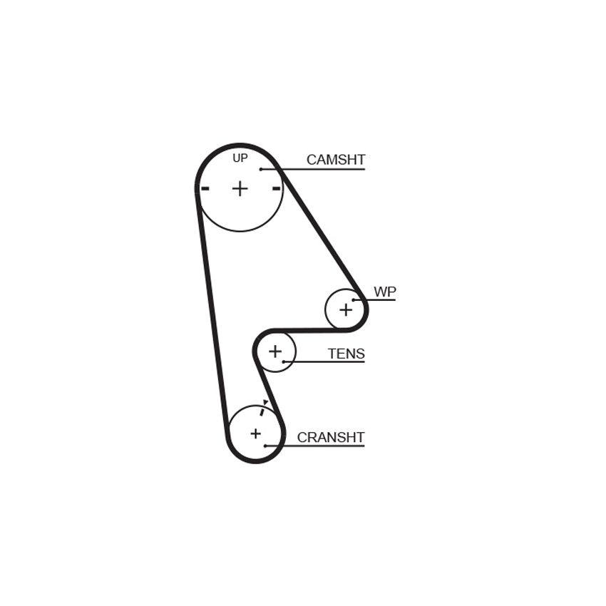 PASEK ROZRZĄDU GATES 5409XS HONDA 1.4-1.5 95-