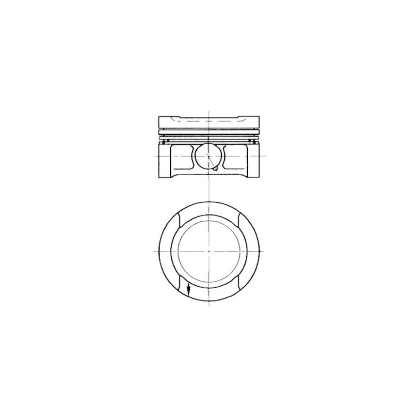 TŁOK KOLBENSCHMIDT 94503700 STD VW 1.6 ADP 96-