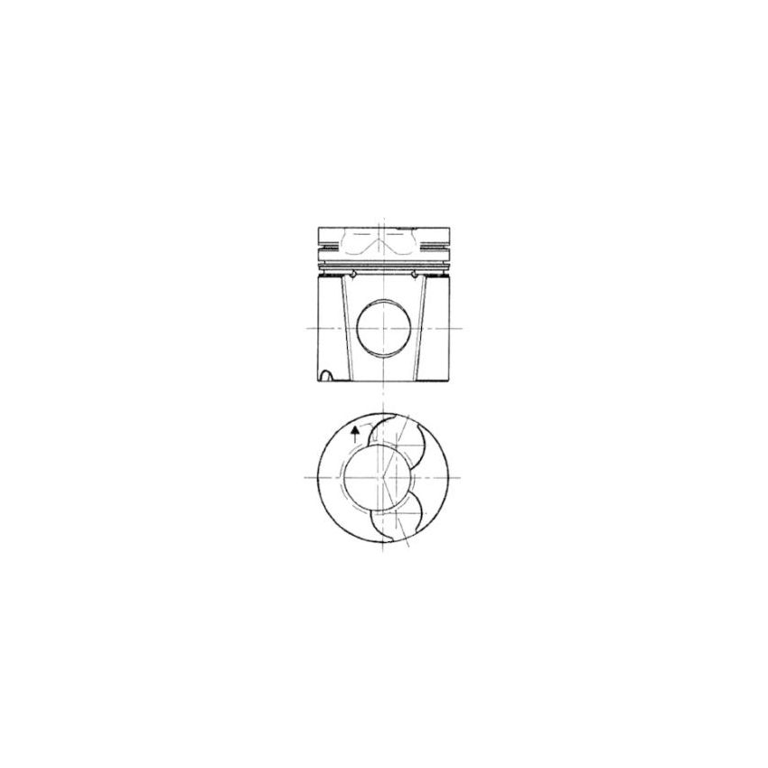 TŁOK KOLBENSCHMIDT 92128600 STD 8.6DRS180/200/222 92-96