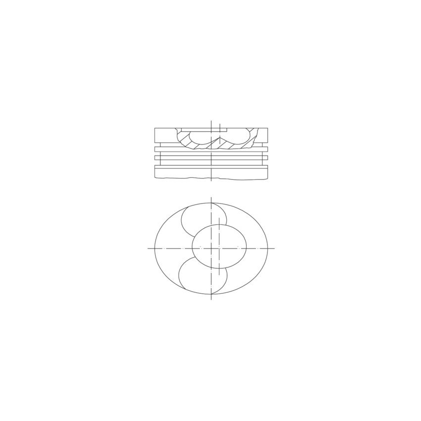 TŁOK MAHLE 2095900 STD RVI MIDR623.56 96-
