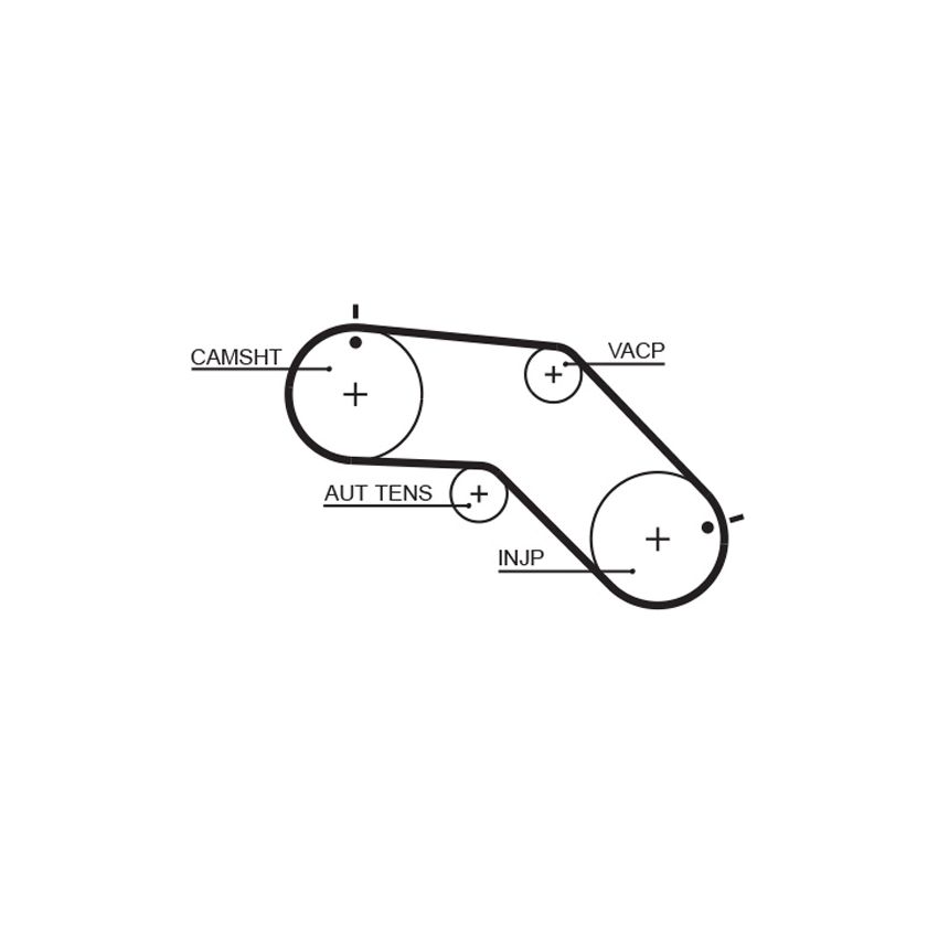 PASEK ROZRZĄDU GATES 5504XS NISSAN 2.0D 96-
