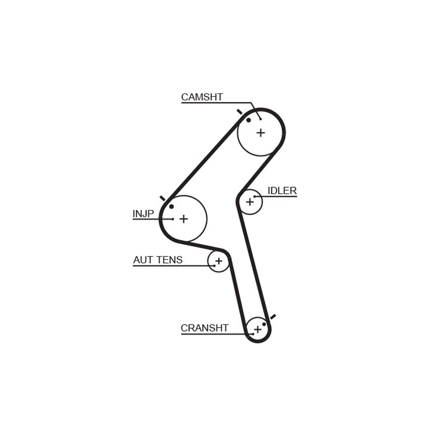 PASEK ROZRZĄDU GATES 5470XS NISSAN 2.3D 94-