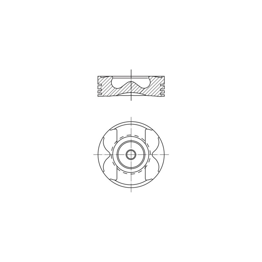 TŁOK MAHLE 0013602 0.50 MERCEDES 2.2D OM611 97-