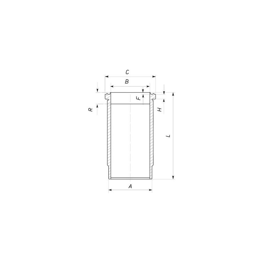 TULEJA CYLINDROWA MAHLE 037WN27 VOLVO TD61 78- HONOWANA