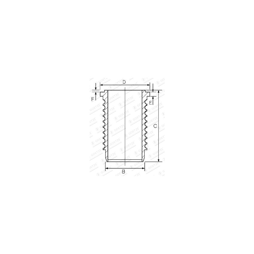 TULEJA CYLINDROWA GOETZE 1467168000 SCANIA HONOWANA 127mm