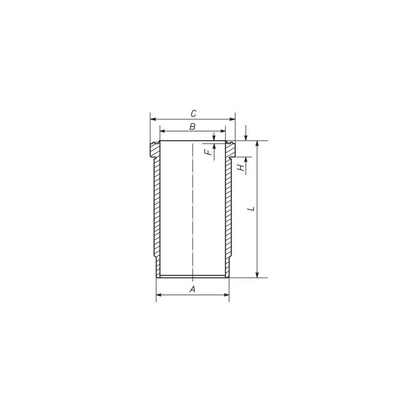TULEJA CYLINDROWA MAHLE 037WN3601 VOLVO TD163ES 91-94 HONOWANA