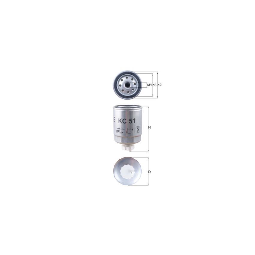 FILTR PALIWA KNEHT KC51 F