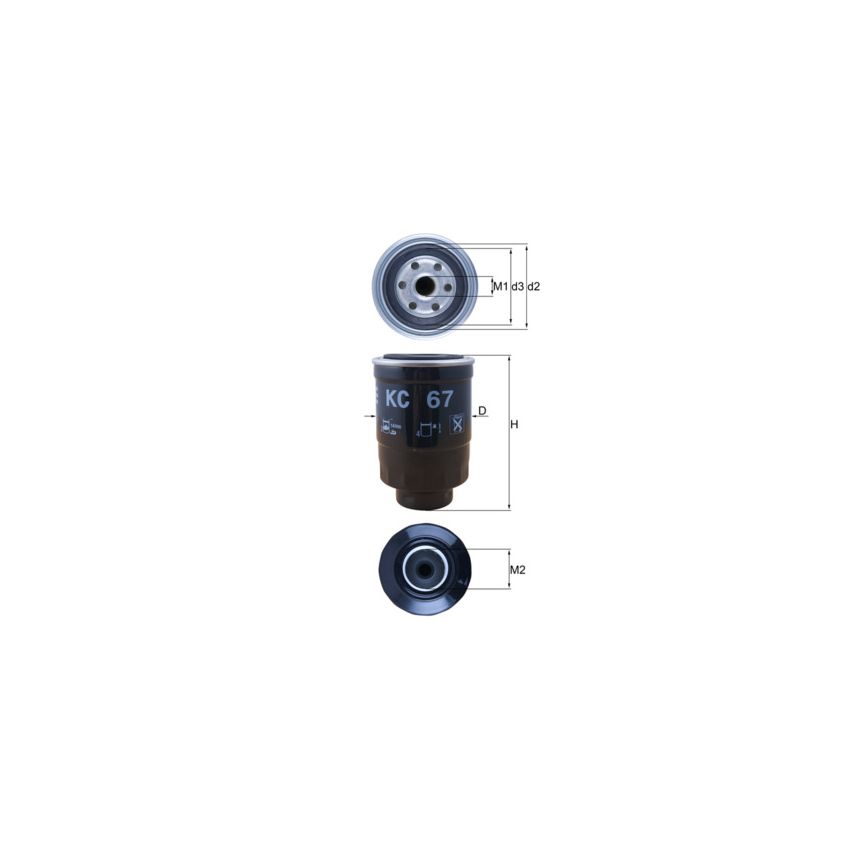 FILTR PALIWA KNEHT KC67 F NISSAN 1.7-3.0 82-