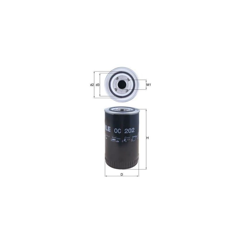 FILTR OLEJU KNEHT OC202 CLA OM422