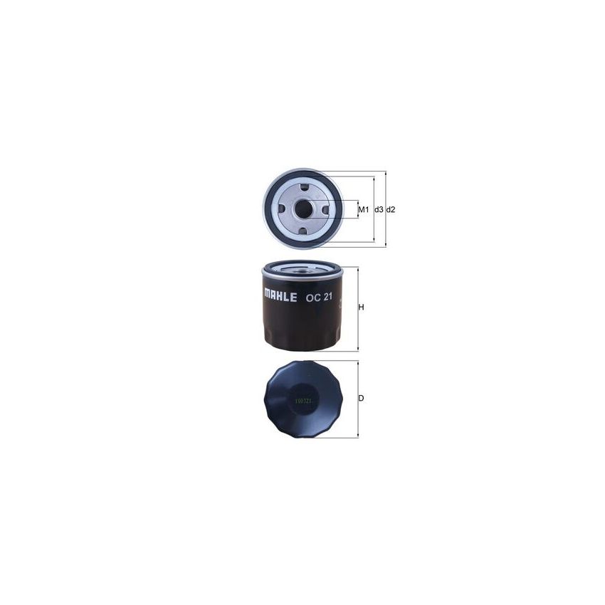 FILTR OLEJU KNEHT OC21 1.0-2.2 68-