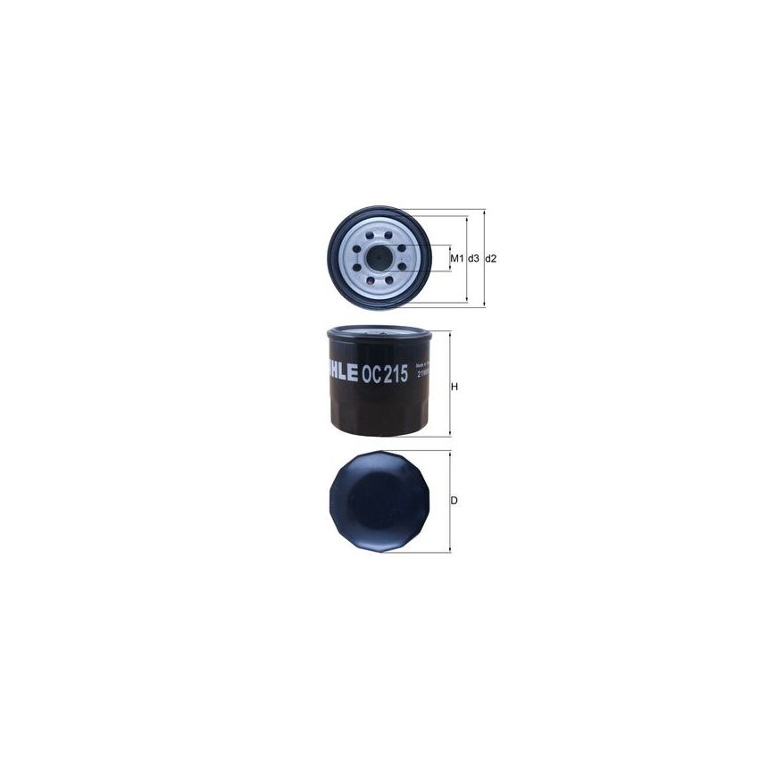 FILTR OLEJU KNEHT OC215 SUZUKI 0.8-1.6 80-