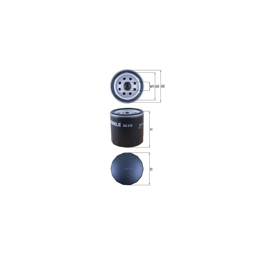 FILTR OLEJU KNEHT OC272 1.1-2.4 86-