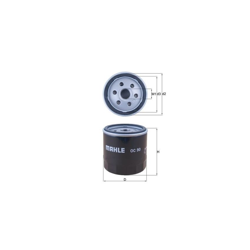 FILTR OLEJU KNEHT OC90 OPEL 1.3-3.0 81-