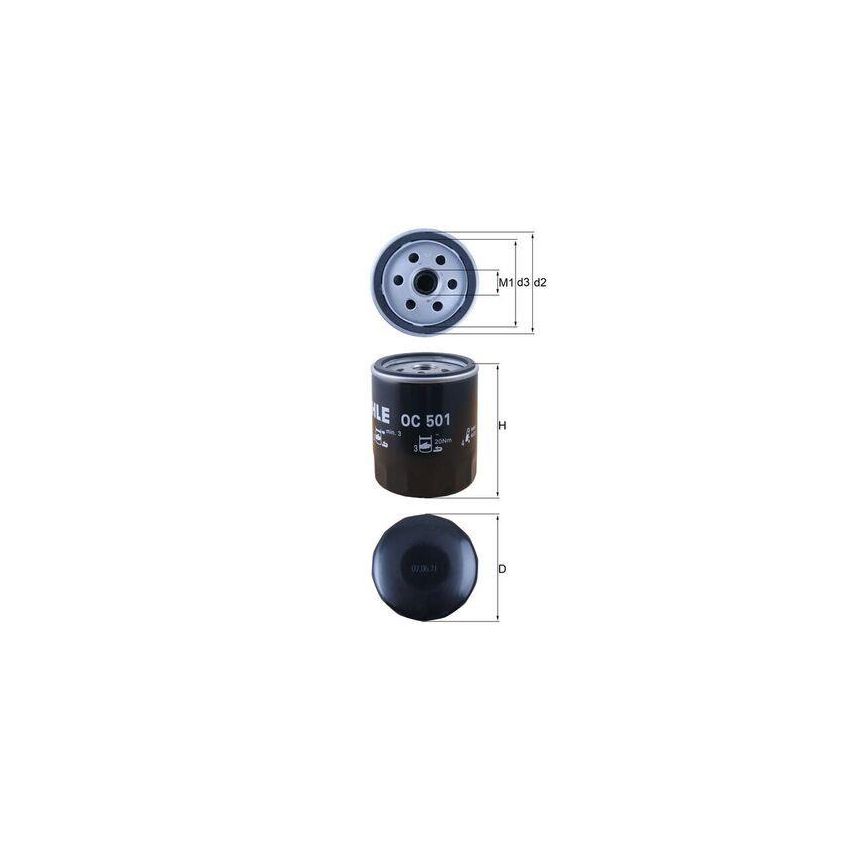 FILTR OLEJU KNEHT OC501 