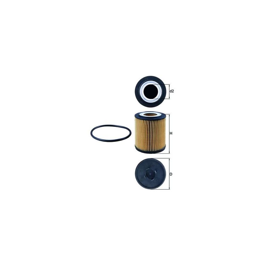 FILTR OLEJU KNEHT OX182D OPEL 1.8-3.2 94-