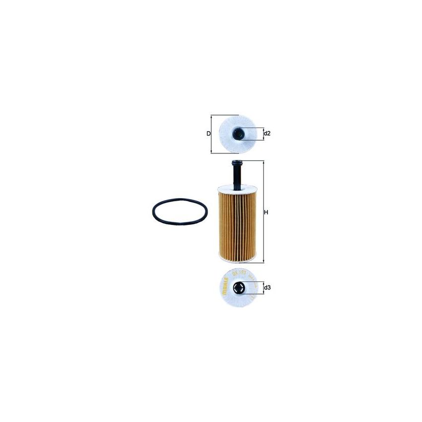 FILTR OLEJU KNEHT OX193D PSA 1.1-2.0 96-