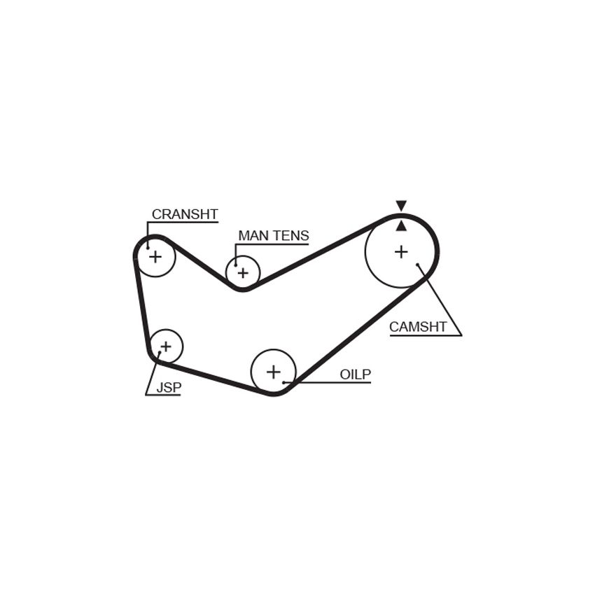 PASEK ROZRZĄDU GATES 5218 SUBARU 1.8 85-90