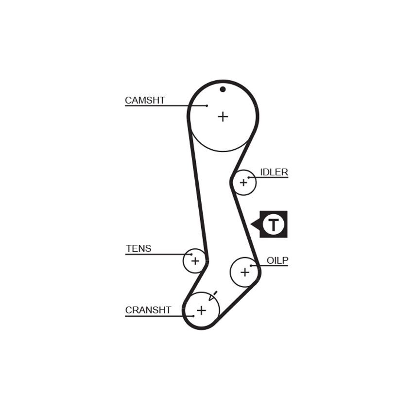 PASEK ROZRZĄDU GATES 5358XS TOYOTA 1.3 92-