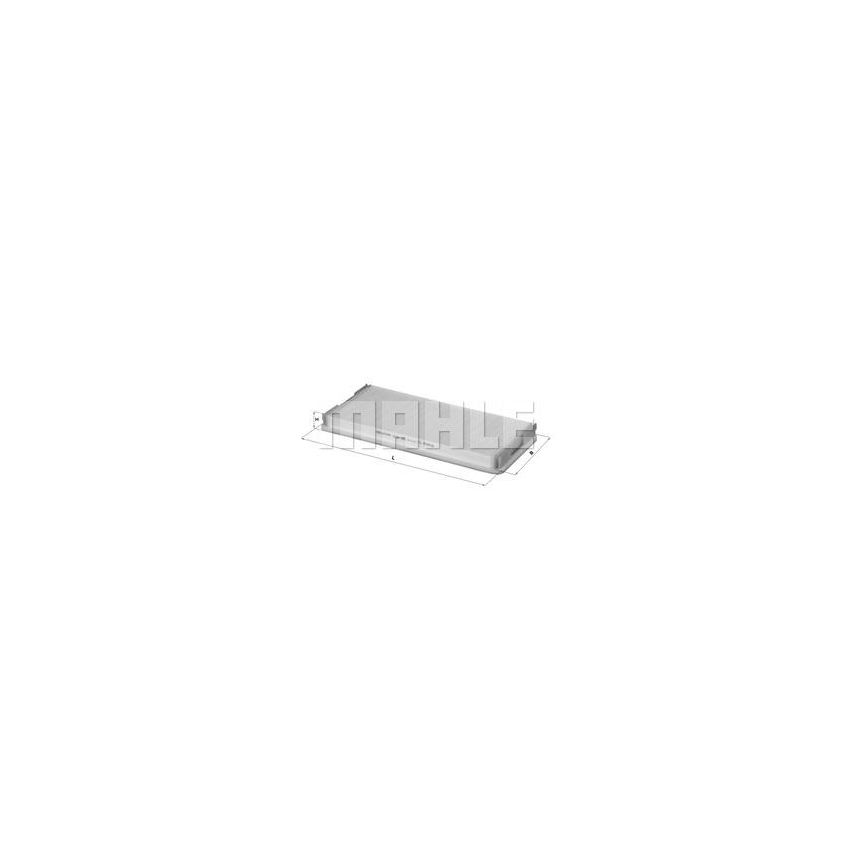 FILTR KABINOWY KNEHT LA83 F MERCEDES VW 95-