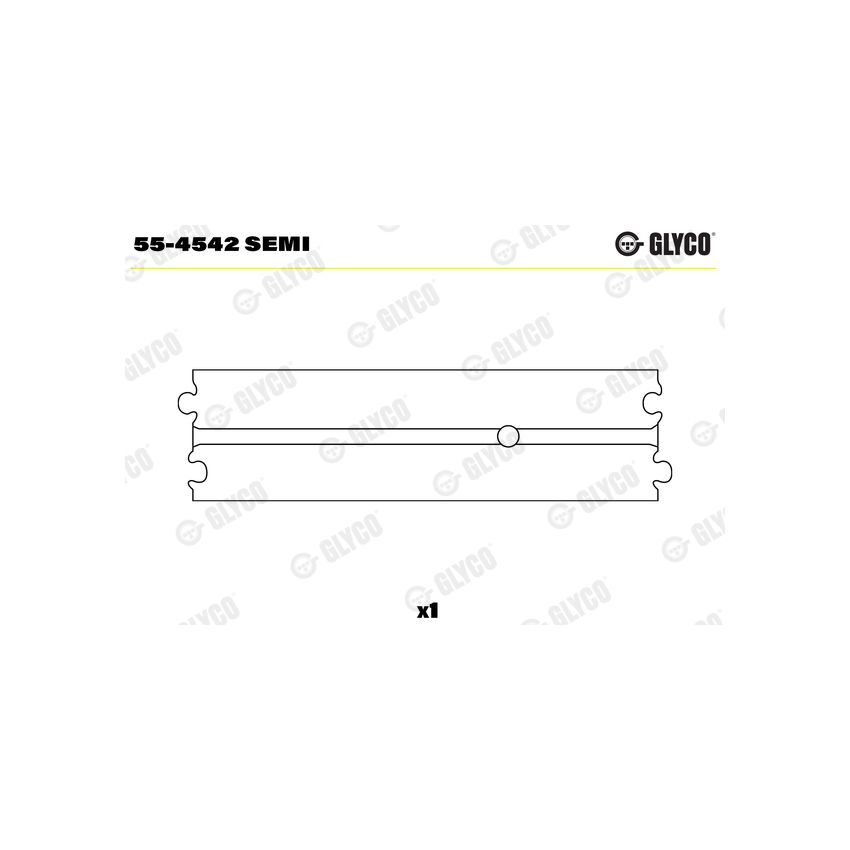 TULEJKA KORBOWODOWA GLYCO 554542 LEYLAND 6.98 72-