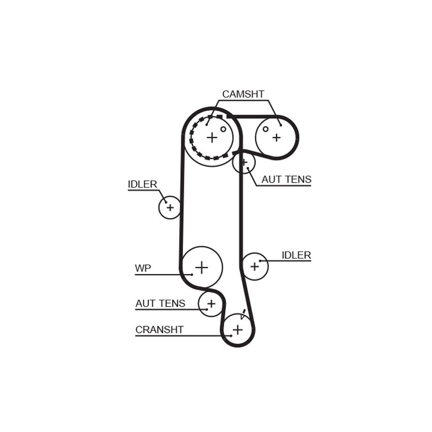 PASEK ROZRZĄDU GATES 5565XS VW 1.4 97-