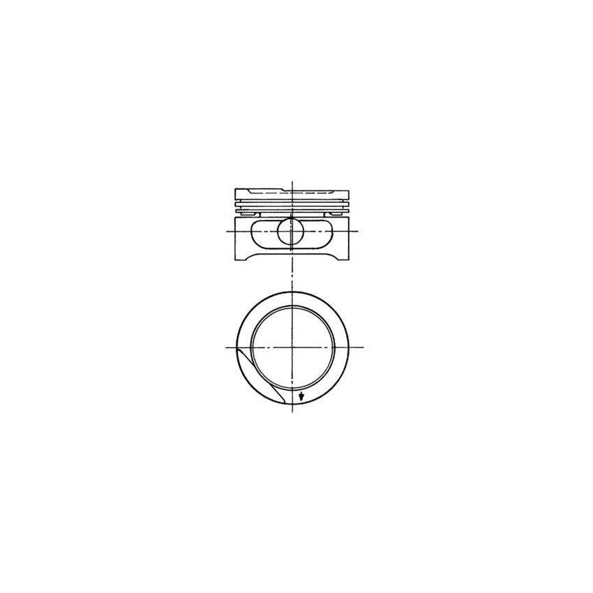 TŁOK KOLBENSCHMIDT 90556630 1.0 OPEL 1.6 SZ,SV,SE 87-