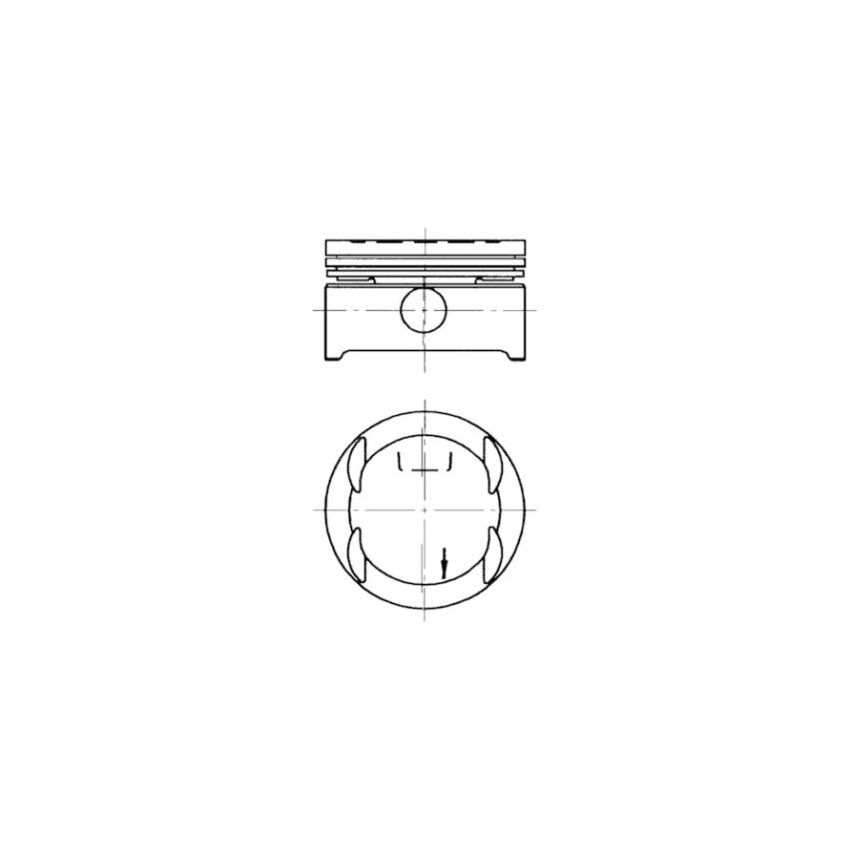 TŁOK KOLBENSCHMIDT 94637600 STD OPEL 1.6 X16XE 94-