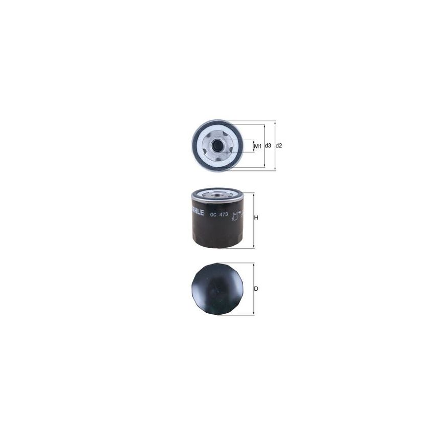 FILTR OLEJU KNEHT OC473 ALFA ROMEO 1.2-3.0 78-
