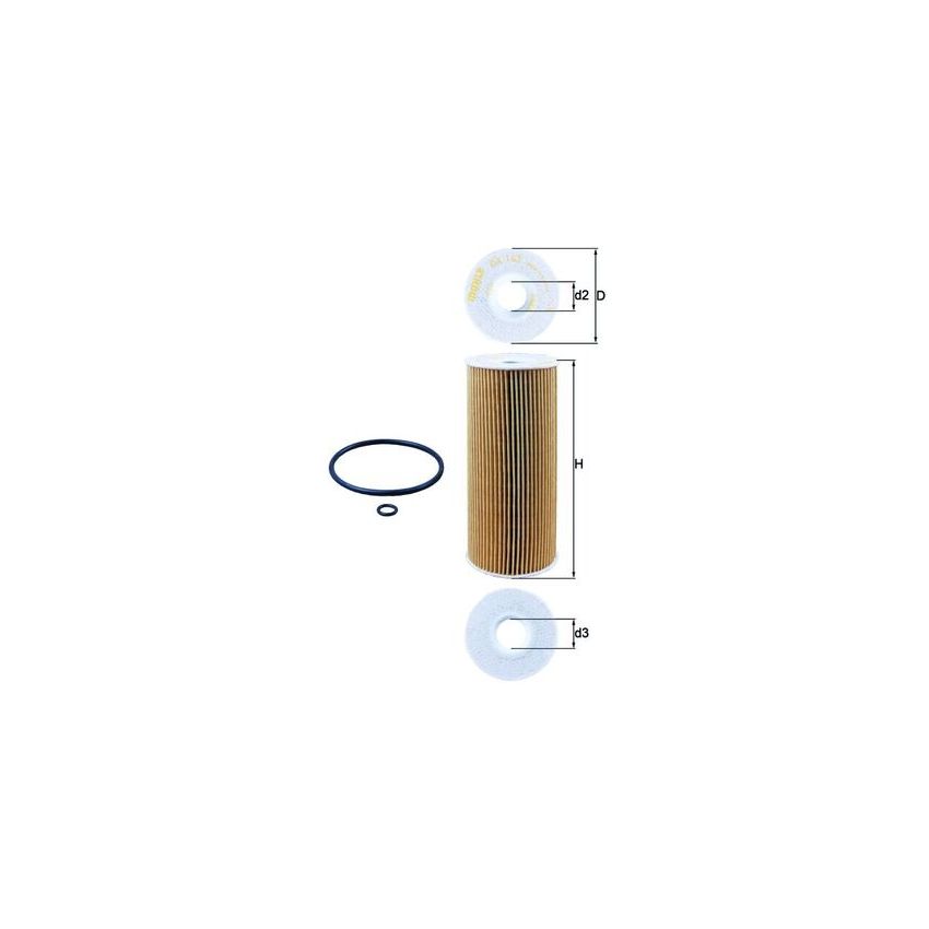 FILTR OLEJU KNEHT OX143D VW 1.9-2.5TDI 96-