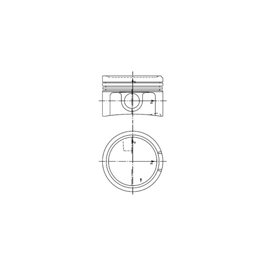 TŁOK KOLBENSCHMIDT 40434620 0.50 VW/AD/ST/SK 1.8TURBO00-