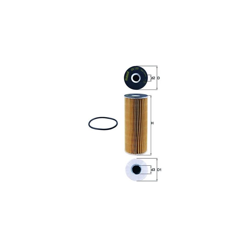 FILTR OLEJU KNEHT OX133D MERCEDES 1.8-3.2 86-06