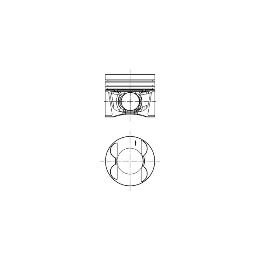 TŁOK KOLBENSCHMIDT 99941630 0.50 MERCEDES 2.0D OM640 04-
