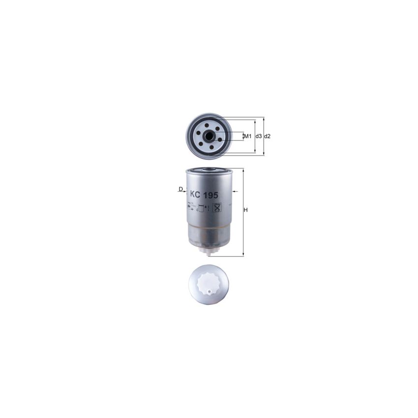 FILTR PALIWA KNEHT KC195 F FORD 1.9-2.8JTD 01-