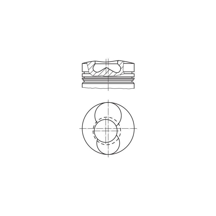 TŁOK MAHLE 1018600 STD DEUTZ BF6L513 86-